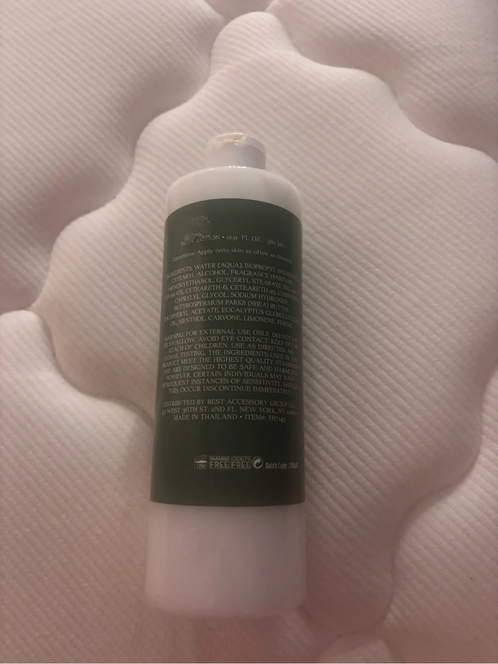 Tuscan Spa Spearmint & Argan Oil Body Lotion - Green